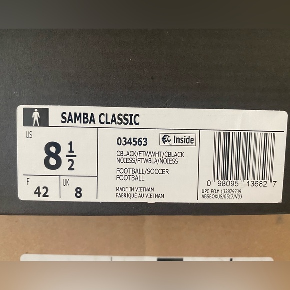 Adidas Sambas size 8.5 - Picture 6 of 6